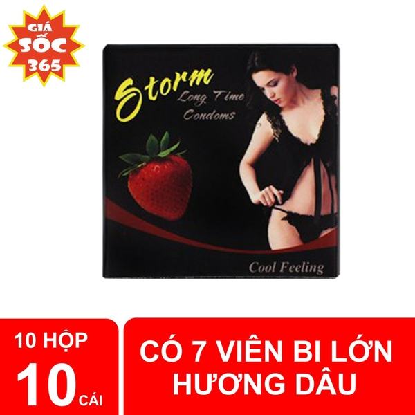 Bao cao su Storm 7 bi hương dâu giá rẻ