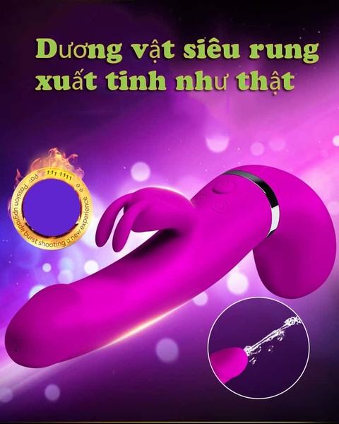 Dương vật giả bắn tinh Pretty Love Water Gun Vibrator giá rẻ