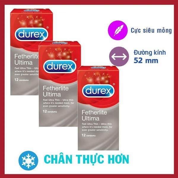 Bao cao su Durex Fetherlite Ultima